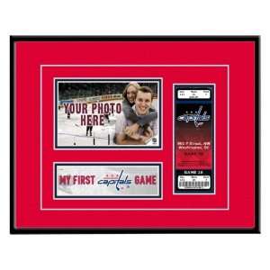  Washington Capitals My First Game Ticket Frame Sports 