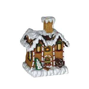  8 In. Electric Lighted Gingerbread House B