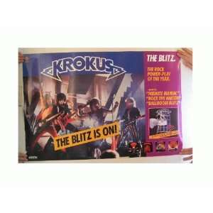  Krokus Poster The Blitz Is On Band Shot 