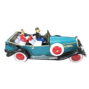  Tin wind up car with the top down figurine
