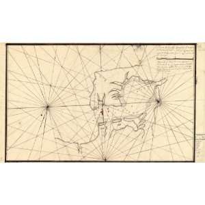 1784 map of Venezuela, Puerto Cabello 