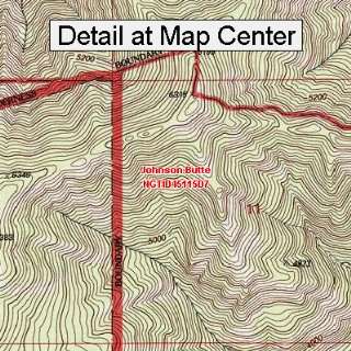   Topographic Quadrangle Map   Johnson Butte, Idaho (Folded/Waterproof