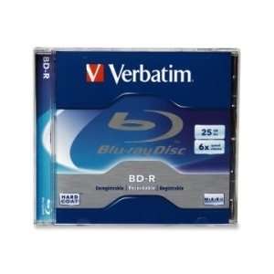  Verbatim Blu ray Recordable BD R 6x Disc   Silver 