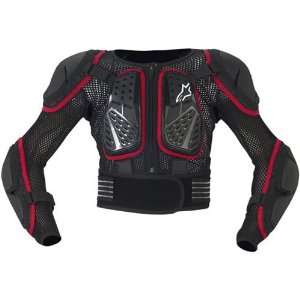   Protector Sports Bike Racing Motorcycle Body Armor   Black/Red