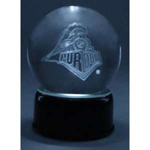 PURDUE BOILERMAKERS ETCHED GLOBE 