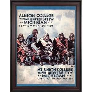 Union 36 x 48 Framed Canvas Historic Football Print   Original College 