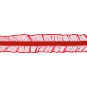  Riley Blake 1 Elastic Lace Trim Red By The Yard Arts 