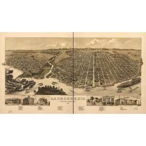   county seat of La Crosse County 1887. Beck & Pauli Lith. Co. Home