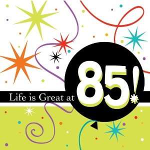  Life Is Great 85th Bev. Napkin Toys & Games