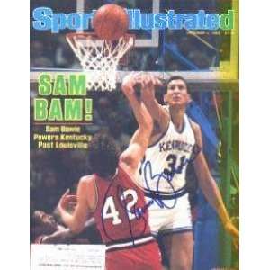  Sam Bowie (KENTUCKY) autographed Sports Illustrated 
