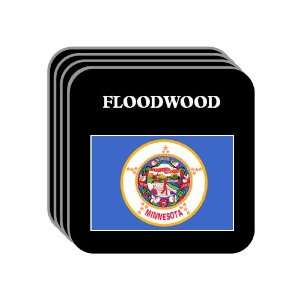  US State Flag   FLOODWOOD, Minnesota (MN) Set of 4 Mini 