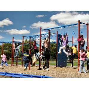   Kidstuff Playsystems 6377 Extreme Obstacle Course