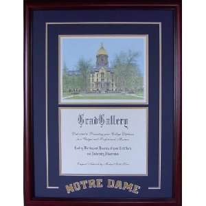  University of Notre Dame Diploma Frame