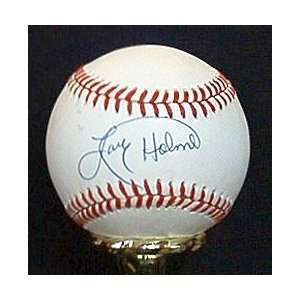  Muhammad Ali and Larry Holmes Autographed Baseball   New 