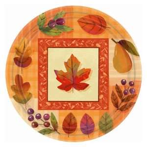   Lets Party By Amscan Watercolor Leaves Dessert Plates 