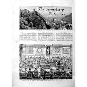  1886 Heidelberg University Church Holy Ghost Castle