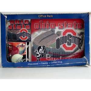  Ohio State Gift Set   Moouse Pad, Coaster, Mug Everything 