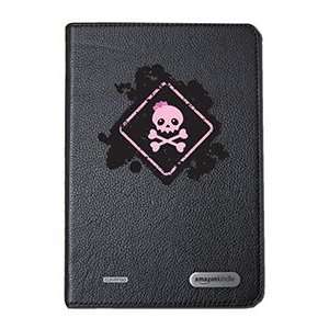  Skull Grunge with Hot Pink Bow on  Kindle Cover 