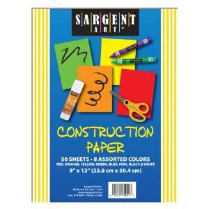  Sargent Art 23 4001 50 Count Construction Paper Arts 
