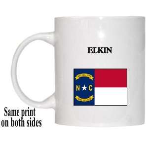    US State Flag   ELKIN, North Carolina (NC) Mug 