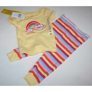 Calvin Klein Baby/Infant Girls 2 Piece Pajama Set   Size 12 months
