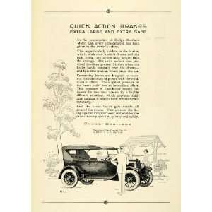  1923 Ad Antique Dodge Touring Motor Car Automobile 