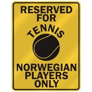   NORWEGIAN PLAYERS ONLY  PARKING SIGN COUNTRY NORWAY