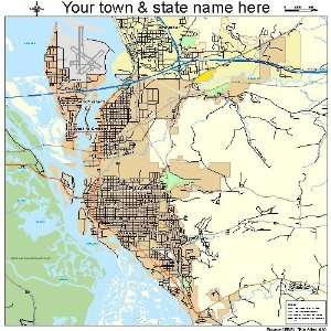  Street & Road Map of La Crosse, Wisconsin WI   Printed 