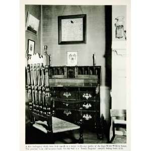  1950 Rotogravure Furniture Salem Massachusetts Mahogany 