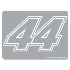 44 D Jarrett / D Reutimann Thermal 4 Inch Diecut # Decal Motorsports 
