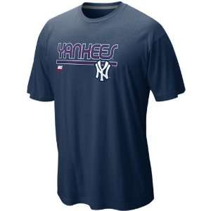  New York Yankees Bamboo T Shirt (Navy)