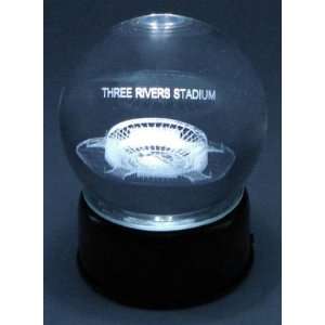 THREE RIVERS STADIUM ETCHED IN CRYSTAL 