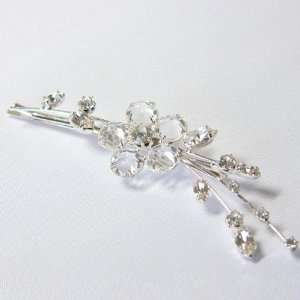  Exclusive Wedding Hair Accessory, Crystal / Silver 