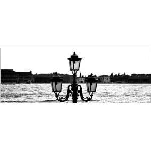  Venice Street Light, Panoramic Print, Canvas