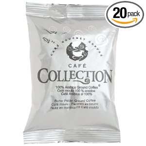 Cafe Collection Butter Pecan (Ground) Coffee, 2.25 Ounce Packages 