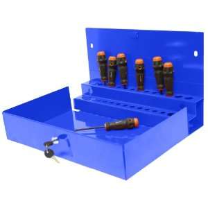  10 7/8 Professional Locking Tool Organizer Blue