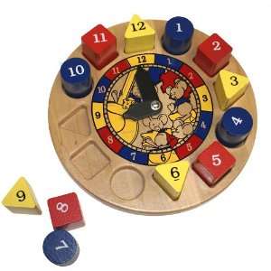   Hickory Dickory Dock Shape Sorting Clock by Holgate Toys Toys & Games