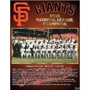 San Francisco Giants    NL Champs 1989 San Francisco Giants    11 x 13 