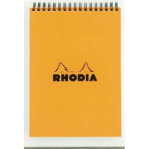  Rhodia Top Wirebound Graph Notepad. 80 Sheets Each. Orange 
