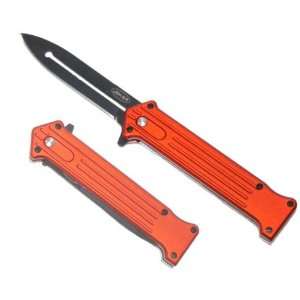  4 1/2 Inch Closed Red Joker Spring Assist Knife 
