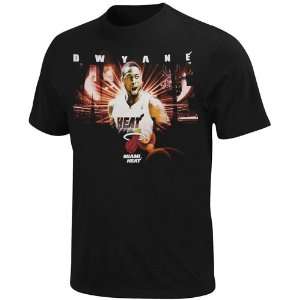  NBA Majestic Dwyane Wade Miami Heat Game Swag T Shirt 