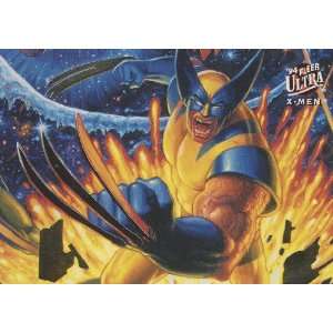  X Men Fleer Ultra 94 Team Portrait Wolverine #5 Foil 
