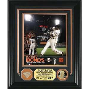  Barry Bonds Farewell Game Photo Mint W/ Game Used Bat And 