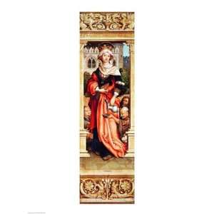  St. Elizabeth of Hungary   Poster by Hans Holbein (18x24 