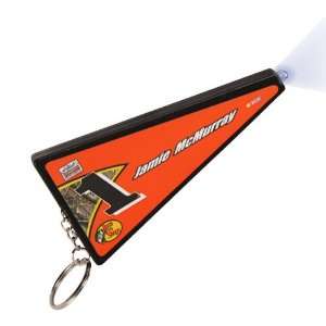  NASCAR Jamie McMurray LED Pennant Keychain   Orange 