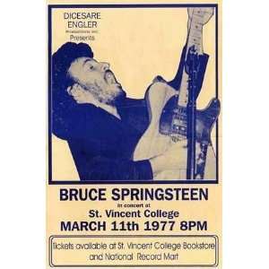   Concert Reproduction Poster / 1977 St. Vincent College