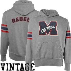  Mississippi Rebels Youth Ash Bolt Vintage Pullover Hoody 