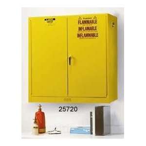   25804 17 GAL. YELLOW WALL MOUNT SAFETY CABINET(CON