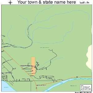  Street & Road Map of Alpine Northeast, Wyoming WY 