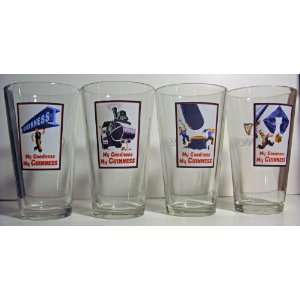  Guinness Brewing pint glasses, set of 4 